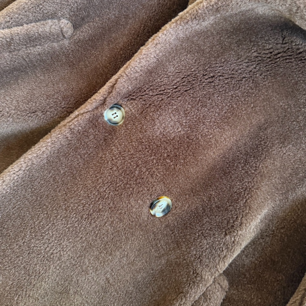 Teddy Brown Faux Fur Coat - Picture 4 of 5